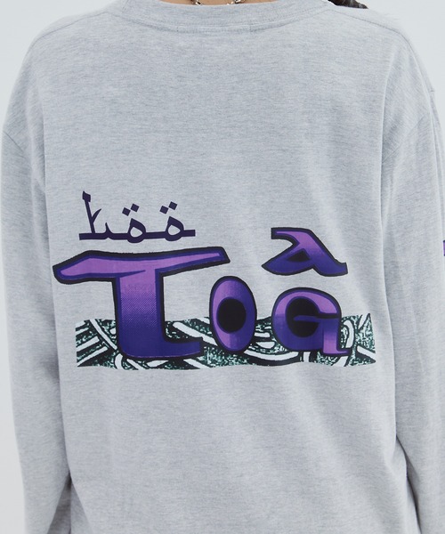 TOGA PULLA 変形トップス　ロンT TOGA PULLA tシャツ 「TOGA PULLA/トーガプルラ」ピケジャージー