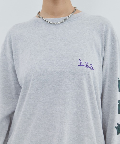 TOGA PULLA tシャツ 「TOGA PULLA/トーガプルラ」Print tee LS