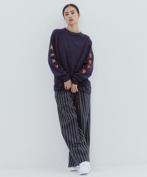 TOGA PULLA tシャツ 「TOGA PULLA/トーガプルラ」Print tee LS
