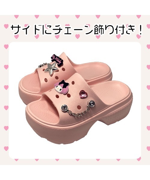 サンリオ　サンダルアクセサリー サンリオ クロックスジビッツ サンダルアクセサリー - メルカリ