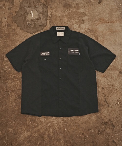 ALL RUNS シャツ 半袖 3in1 S/5 Work Shirt ワークシャツ メンズ 夏物