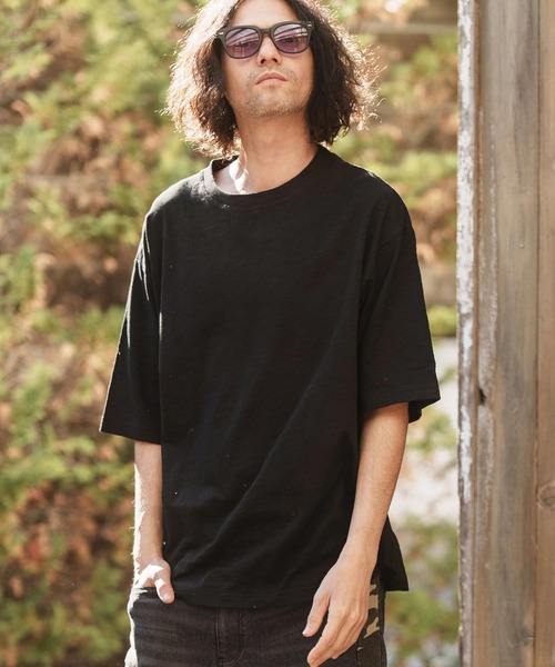 「CAMBIO」 半袖Tシャツ M ブルー メンズ