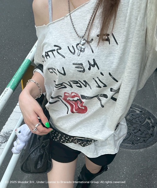 ACLENT tシャツ 「The Rolling Stones」カットオフオーバー