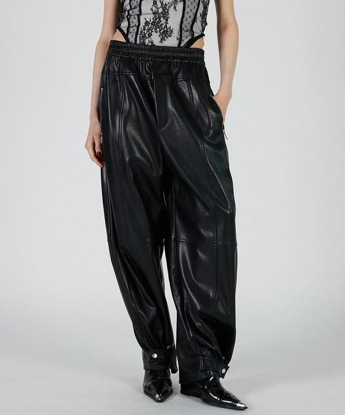 PRANK PROJECT（プランクプロジェクト） パンツ Fauxレザージョガー