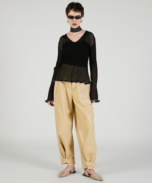 PRANK PROJECT（プランクプロジェクト） パンツ Fauxレザージョガー