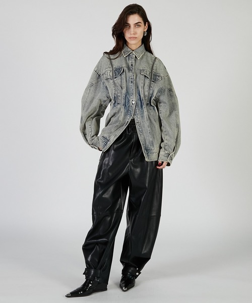 PRANK PROJECT（プランクプロジェクト） パンツ Fauxレザージョガー