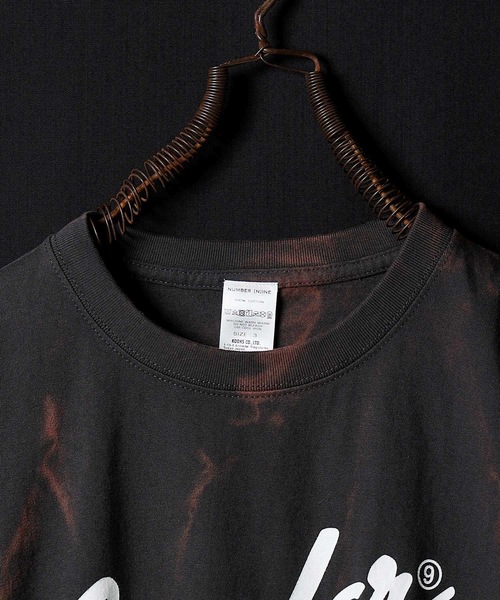 「NUMBER (N)INE」 半袖Tシャツ 4 ブラウン メンズ
