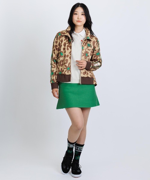 archivio（アルチビオ） スカート 「LADIES」ステッチ風プリントニット