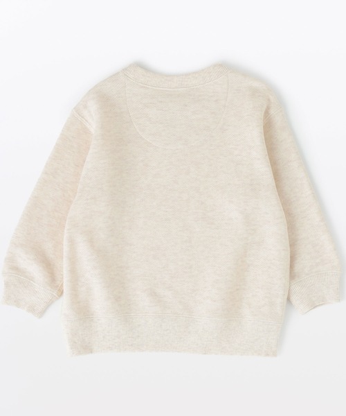 無印良品（MUJI） トレーナー ベビー あたまするっと 裏毛スウェット