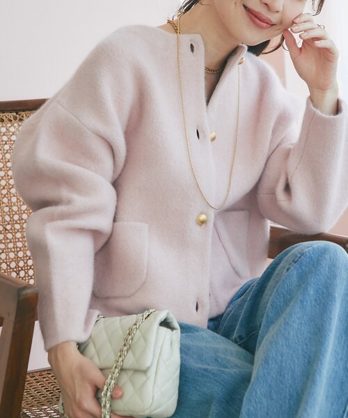 La boutique Bonbon（ラブティックボンボン） ジャケット ノーカラー