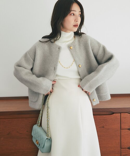 La boutique Bonbon（ラブティックボンボン） ジャケット ノーカラー