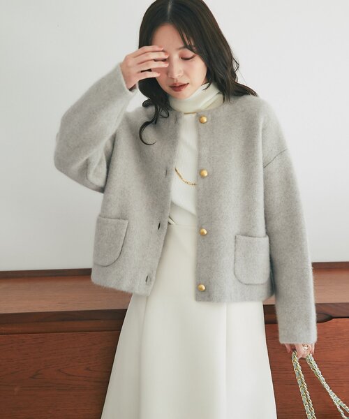 La boutique Bonbon（ラブティックボンボン） ジャケット ノーカラー