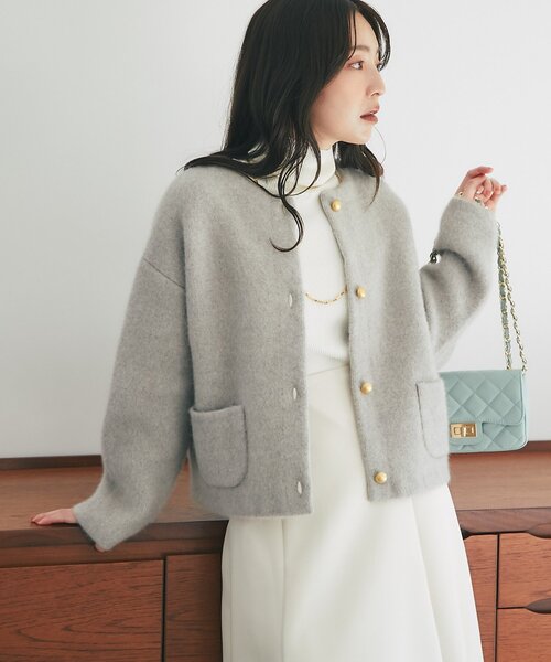 La boutique Bonbon（ラブティックボンボン） ジャケット ノーカラー