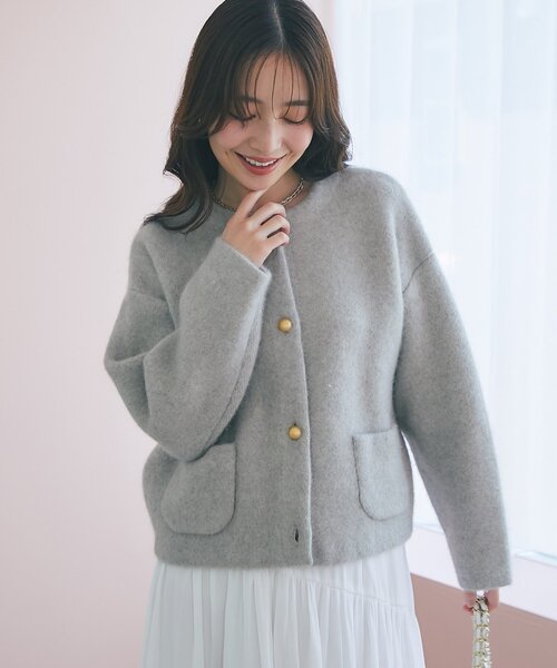 La boutique Bonbon（ラブティックボンボン） ジャケット ノーカラー