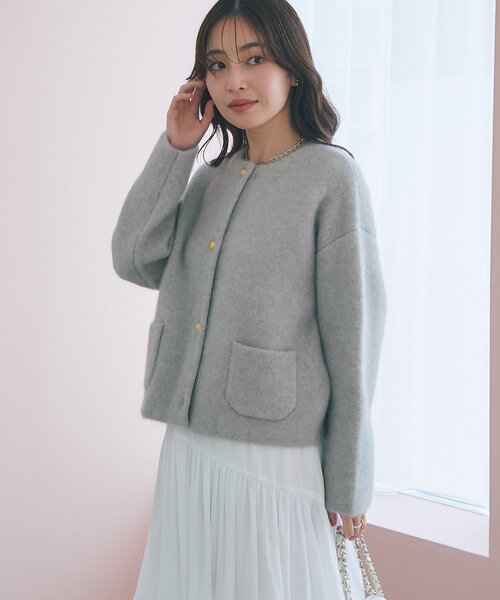 La boutique Bonbon（ラブティックボンボン） ジャケット ノーカラー