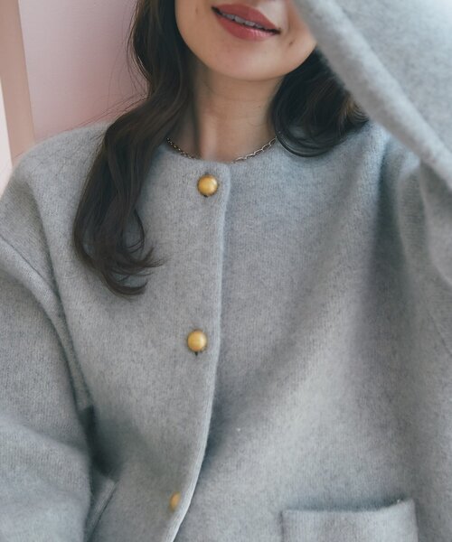 La boutique Bonbon（ラブティックボンボン） ジャケット ノーカラー