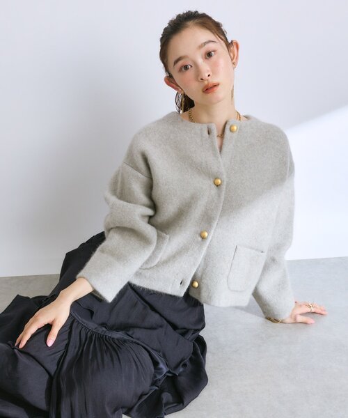 La boutique Bonbon（ラブティックボンボン） ジャケット ノーカラー