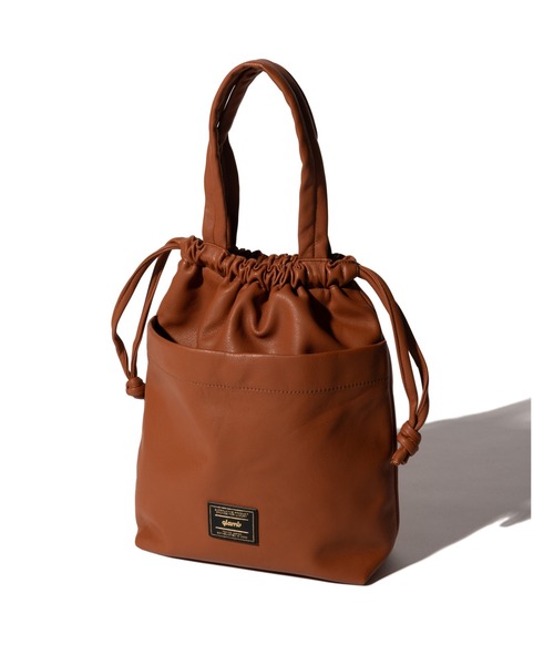 glamb（グラム） ハンドバッグ Synth Leather Drawstring Bag / シンセ