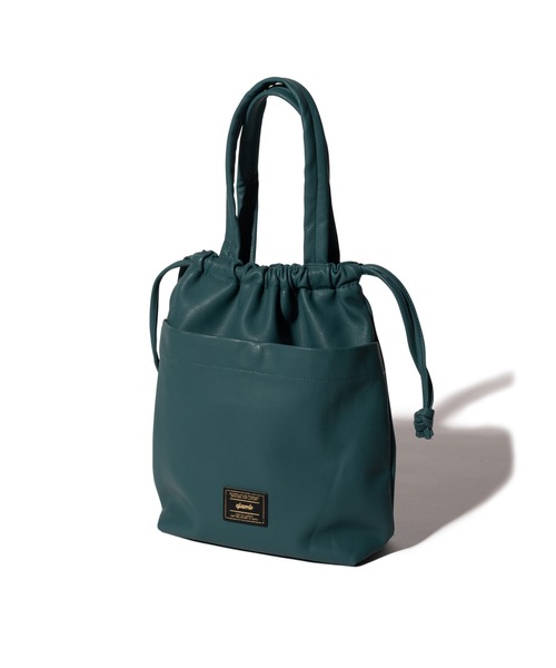 glamb（グラム） ハンドバッグ Synth Leather Drawstring Bag / シンセ