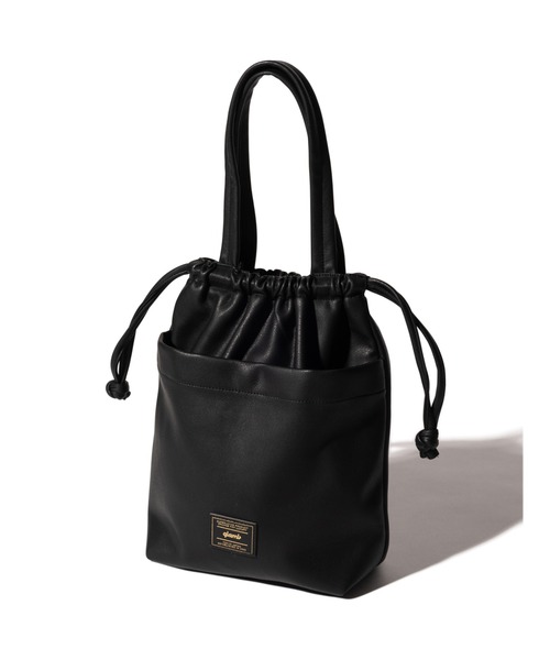 glamb（グラム） ハンドバッグ Synth Leather Drawstring Bag / シンセ