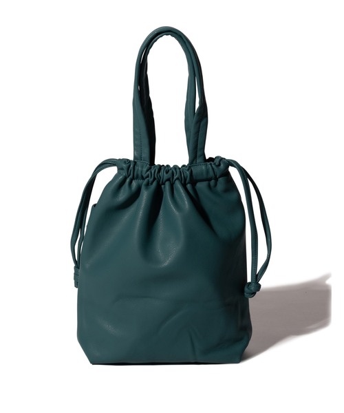 glamb（グラム） ハンドバッグ Synth Leather Drawstring Bag / シンセ