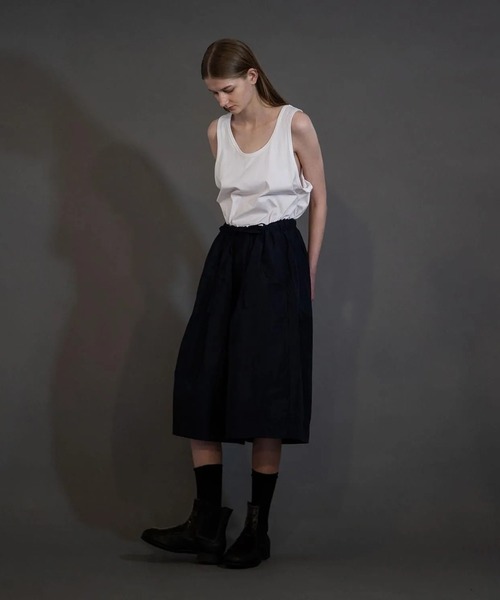 パンツ my beautiful landlet my beautiful landlet パンツ 「my landlet」 SUEDE TUCK WIDE