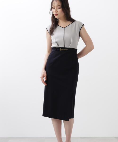 PINKY&DIANNE（ピンキー アンド ダイアン） ワンピース バイカラー