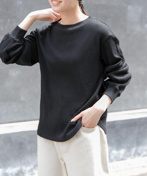 FORK&SPOON（フォークアンドスプーン） tシャツ 変形ワッフルロング