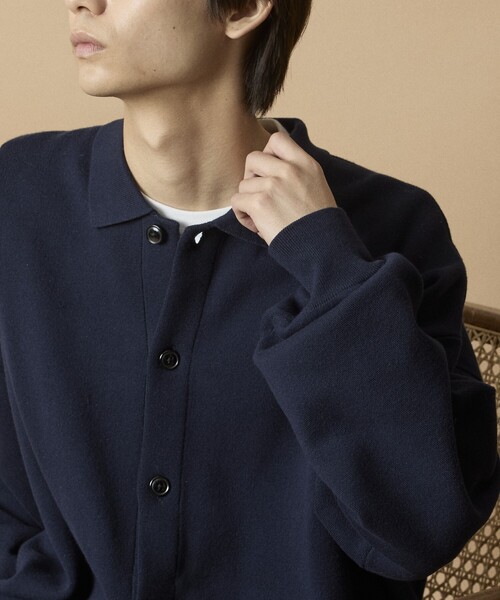 ballaholic カーディガン Logo Cotton Knit Cardigan (ivory) – ballaholicオンラインショップ