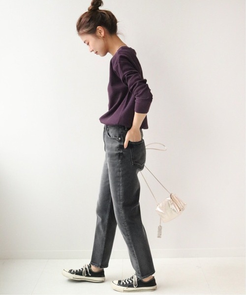 「JOURNAL STANDARD relume」 スキニーデニムパンツ 34 ブラック レディース