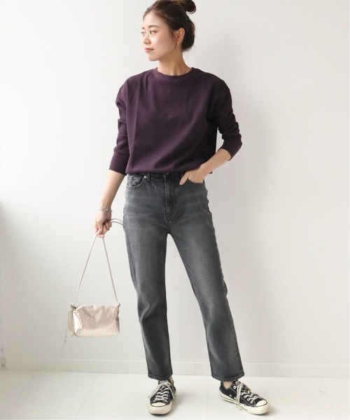 「JOURNAL STANDARD relume」 スキニーデニムパンツ 34 ブラック レディース