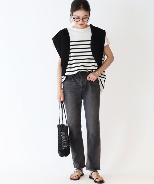 「JOURNAL STANDARD relume」 スキニーデニムパンツ 34 ブラック レディース