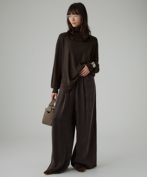 BABYLONE（バビロン） パンツ フィブリルキュプライージー レディース