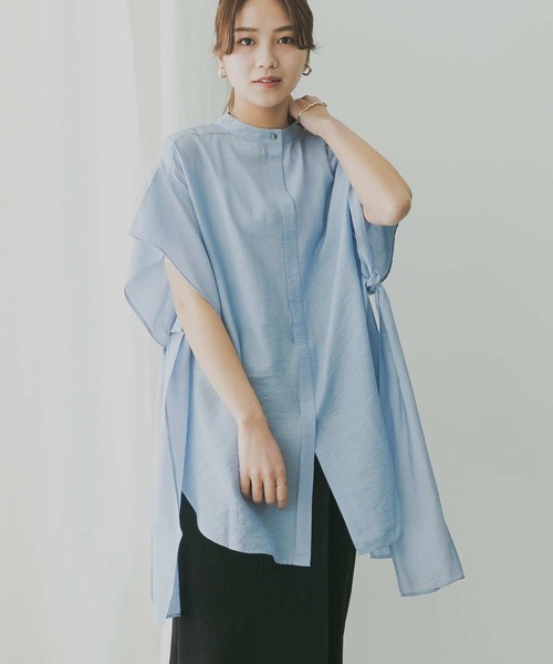 「KBF」 半袖ブラウス ONE ブラック レディース_画像8