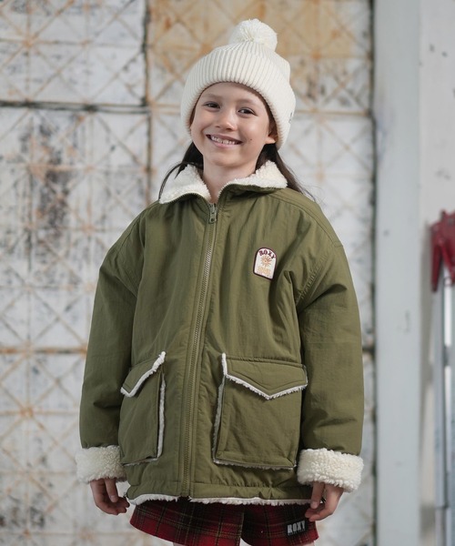 ROXY 子供服　ダウン ROXY（ロキシー） コート アウター キッズ 子供服 女の子 : ZOZOTOWN