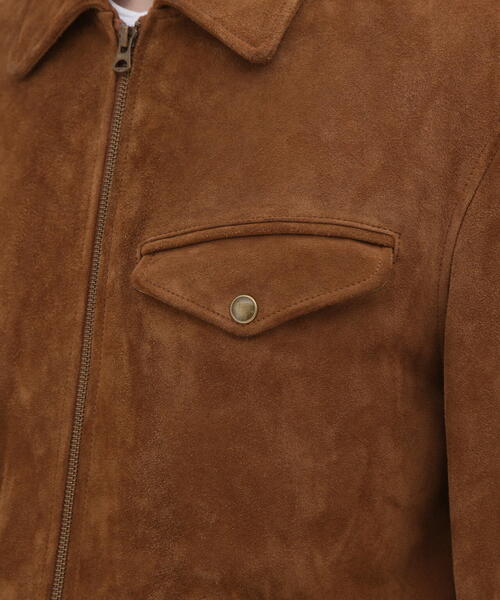~70s スェードレザー スポーツジャケット AVIREX（アヴィレックス） ブルゾン アウター GOAT SUEDE SPORTS