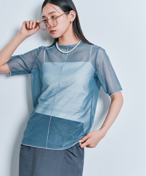 [W:Huku] трикотаж с коротким рукавом M "теплый" белый женский 