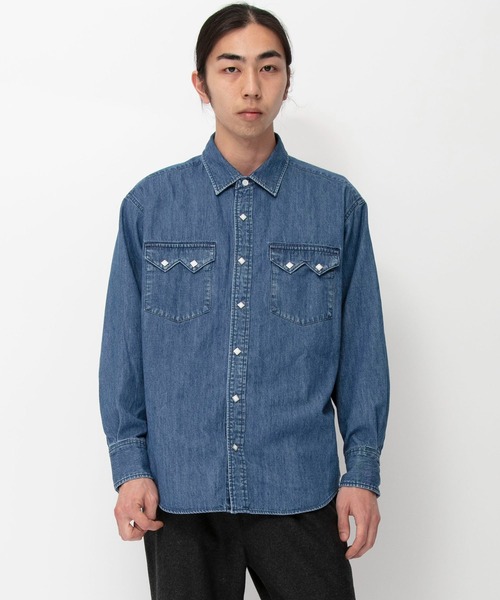 Johnbull（ジョンブル） シャツ ウエスタンデニムシャツ メンズ