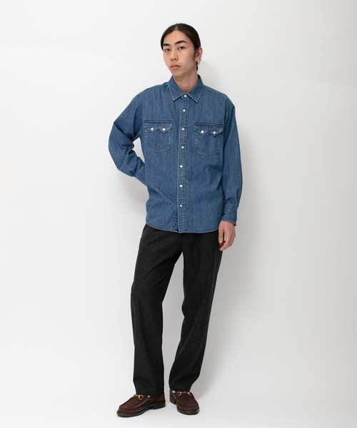 Johnbull（ジョンブル） シャツ ウエスタンデニムシャツ メンズ