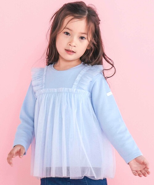 SLAP SLIP（スラップスリップ） トレーナー ふんわりチュールビスチェ