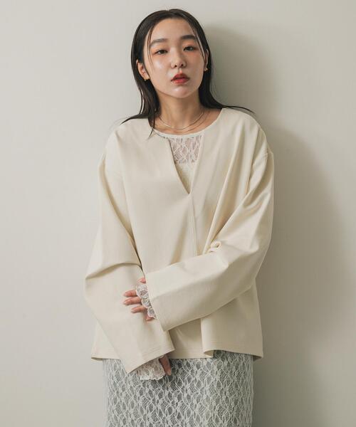 SENSE OF PLACE by URBAN RESEARCH ワンピース バックオープン