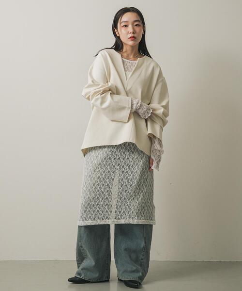 SENSE OF PLACE by URBAN RESEARCH ワンピース バックオープン