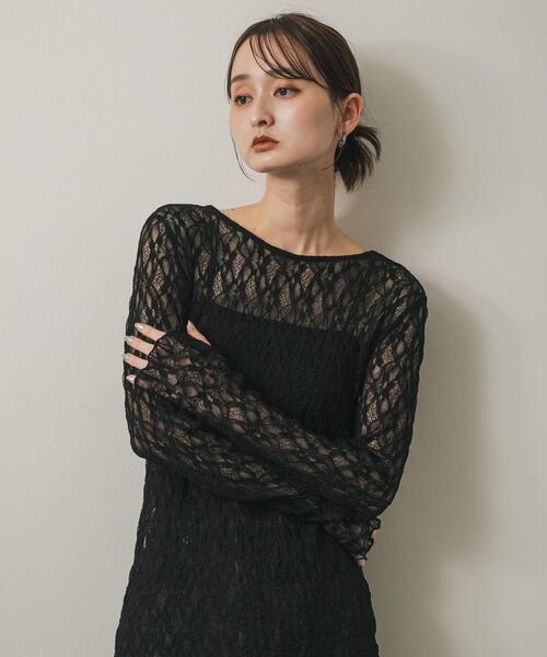 SENSE OF PLACE by URBAN RESEARCH ワンピース バックオープン