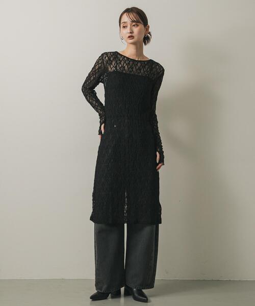 SENSE OF PLACE by URBAN RESEARCH ワンピース バックオープン
