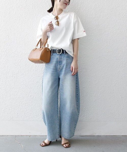 「SHIPS any」 半袖Tシャツ SMALL ナチュラル レディース_画像3