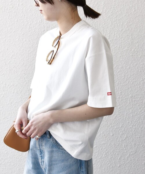 「SHIPS any」 半袖Tシャツ SMALL ナチュラル レディース_画像5