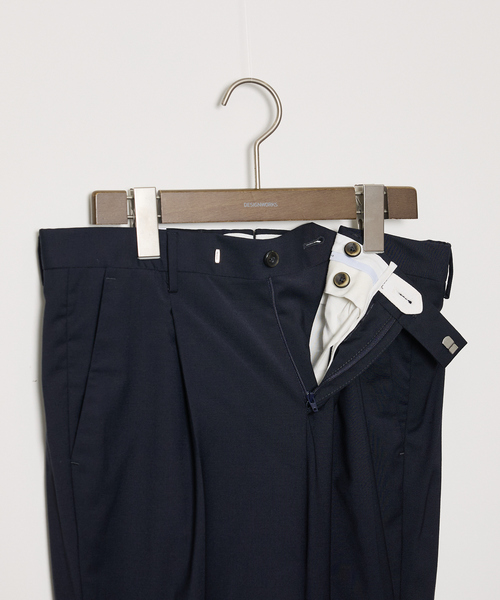 【未使用】PT TORINO NAVY GENTLEMAN 1プリーツスラックス PT TORINO スラックス 「PT TORINO」1プリーツスラックス MASTER 1P