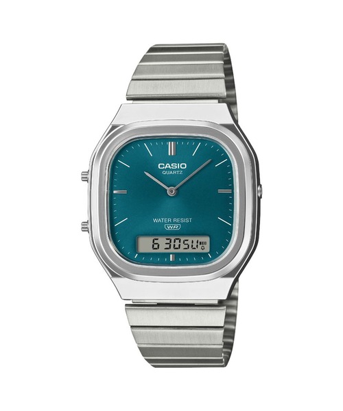 新品未使用】　カシオ AQ-240E-3AJF 希少　ブルーグリーン 国内正規品 CASIO（カシオ） 腕時計 CASIO CLASSIC / AQ-240E-3AJF メンズ