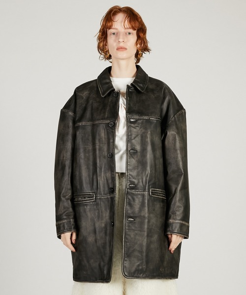 80's フランス Yves Saint Laurent レザーカーコート Ysl Leather Jacket - Etsy