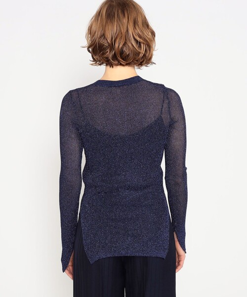 「BAUM UND PFERDGARTEN」 長袖ニット S ダークパープル レディース_画像5